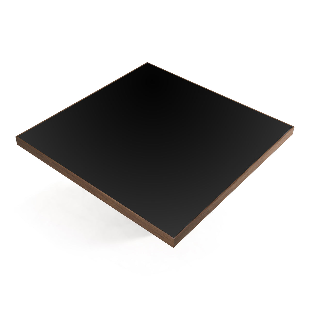 Osuna - Modern Black Glass + Walnut Square Dining Table by VIG Furniture - View 3