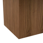 Osuna - Modern Black Glass + Walnut Square Dining Table by VIG Furniture - View 5