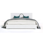 Ovidius - Modern White Crocodile Lacquer Bed by VIG Furniture - View 9