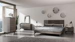 Palermo Italian Modern Faux Concrete & Grey Bed by VIG Furniture - View 2