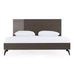 Palermo Italian Modern Faux Concrete & Grey Bed by VIG Furniture - View 1
