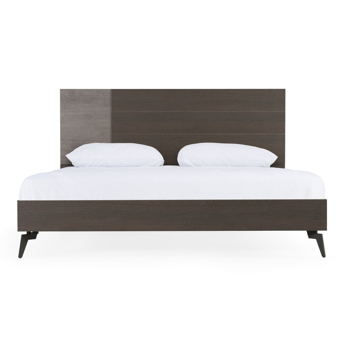 Palermo Italian Modern Faux Concrete & Grey Bed by VIG Furniture - View 1