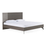 Palermo Italian Modern Faux Concrete & Grey Bed by VIG Furniture - View 3