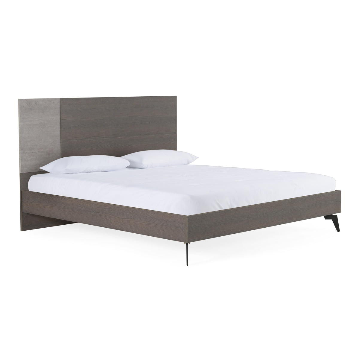 Palermo Italian Modern Faux Concrete & Grey Bed by VIG Furniture - View 3