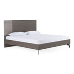 Eastern King Palermo Italian Modern Faux Concrete & Grey Bedroom Set