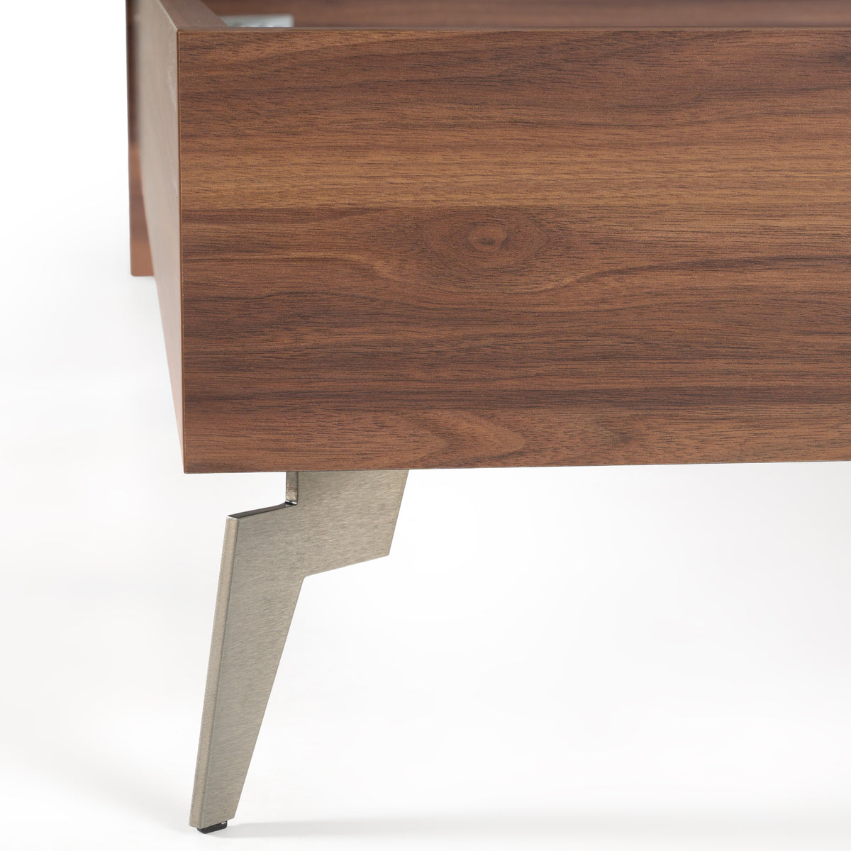 Palermo - Eastern King Modern Italian Faux Concrete & Walnut Bed by VIG Furniture - View 5