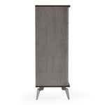 Palermo Italian Modern Faux Concrete & Walnut Chest by VIG Furniture - View 3