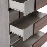 Palermo Italian Modern Faux Concrete & Walnut Chest by VIG Furniture - View 6