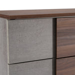 Palermo Italian Modern Faux Concrete & Walnut Chest by VIG Furniture - View 7