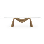 Pangea - Mid-Century Modern Glass + Buckwheat Ash Rectangular Dining Table by VIG Furniture - View 1