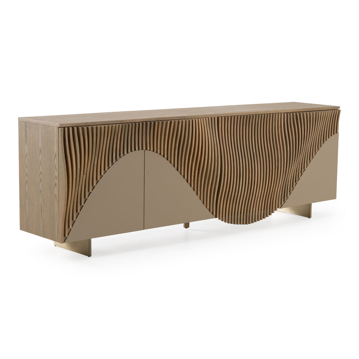 Pangea - Modern Taupe + Buckwheat Ash Buffet by VIG Furniture - View 2