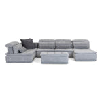 Panorama - Italian Modern Grey Fabric Modular Sectional Sofa by VIG Furniture - View 12