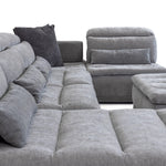 Panorama - Italian Modern Grey Fabric Modular Sectional Sofa by VIG Furniture - View 9