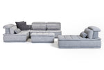 Panorama - Italian Modern Grey Fabric Modular Sectional Sofa by VIG Furniture - View 5