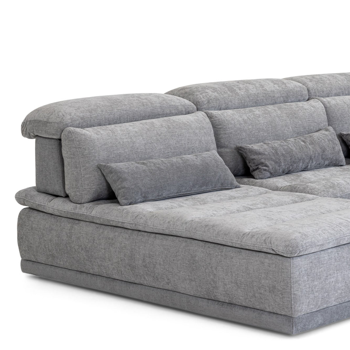 Panorama - Italian Modern Grey Fabric Modular Sectional Sofa by VIG Furniture - View 6