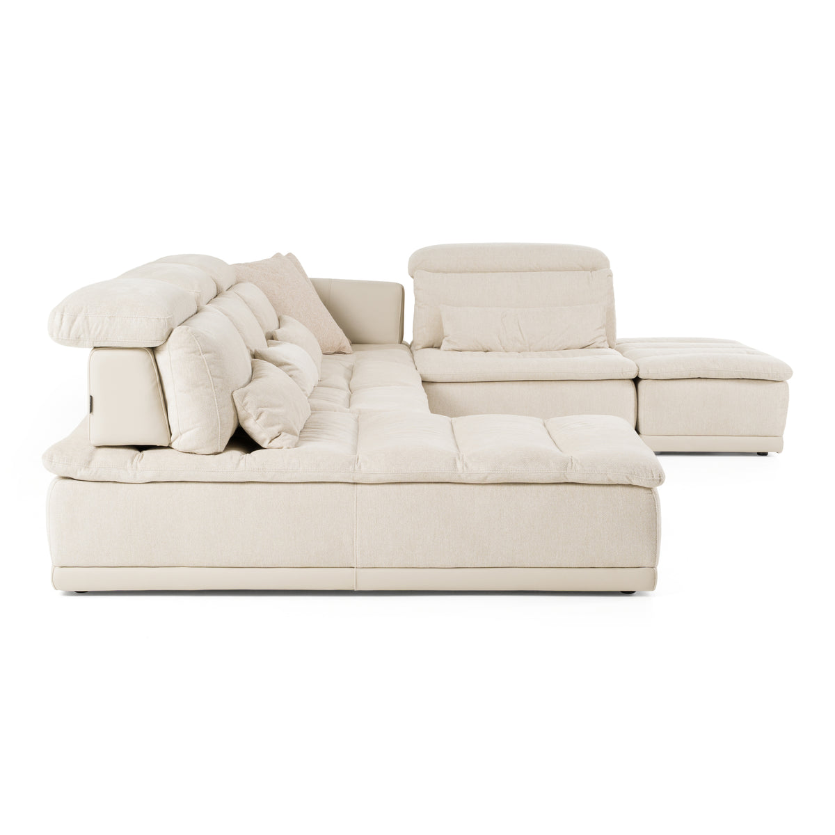 Panorama - Italian Modern Beige Fabric Modular Sectional Sofa by VIG Furniture - View 5