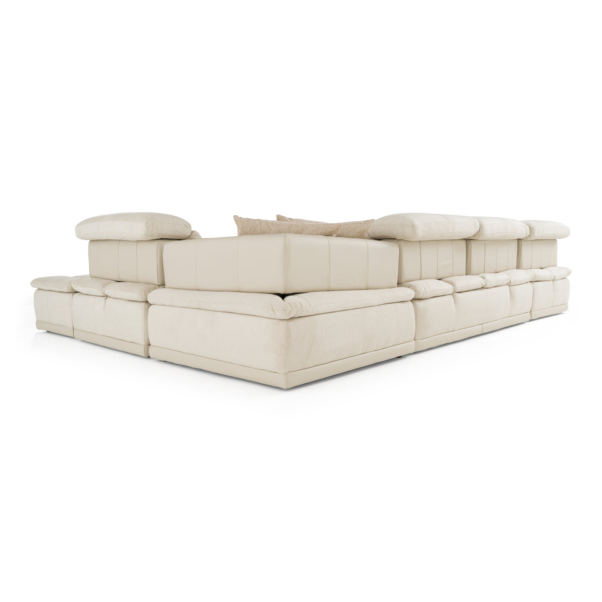 Panorama - Italian Modern Beige Fabric Modular Sectional Sofa by VIG Furniture - View 6