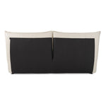 California King Patrick - Modern Light Grey Leather Bed