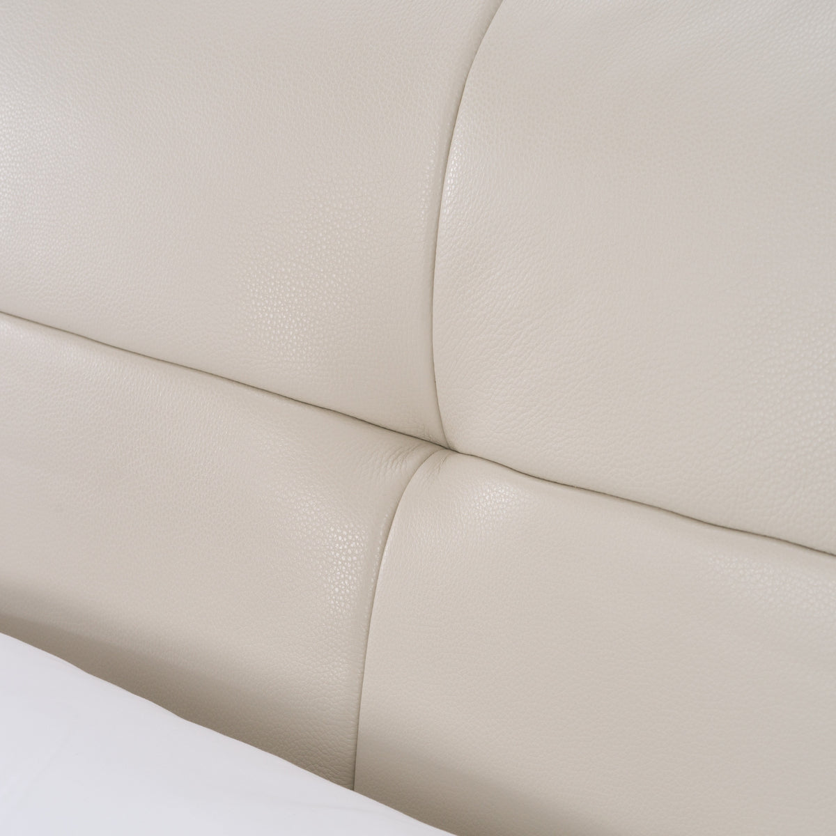Patrick - Modern Light Grey Leather Bed by VIG Furniture - View 10