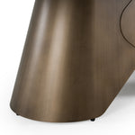 Paulsen - Modern Ceramic + Brass Dining Table by VIG Furniture - View 5