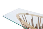 Paxton - Modern Glass + Rosegold Console Table by VIG Furniture - View 8