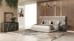 Penrose - Modern Beige Fabric Bed by VIG Furniture - View 2