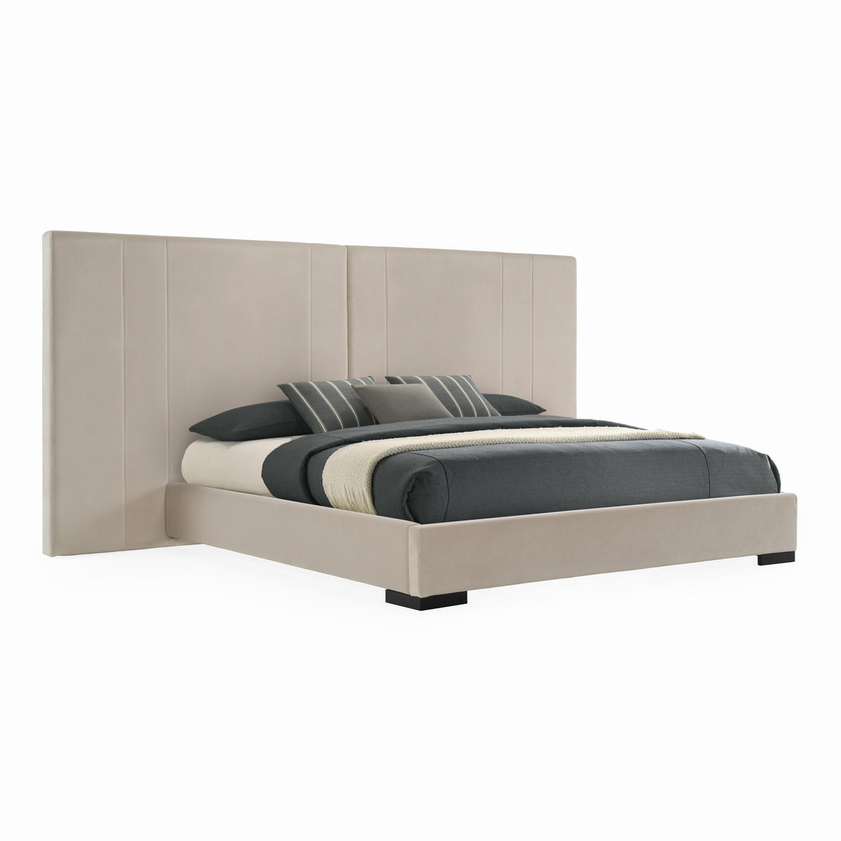 Penrose - Modern Beige Fabric Bed by VIG Furniture - View 3