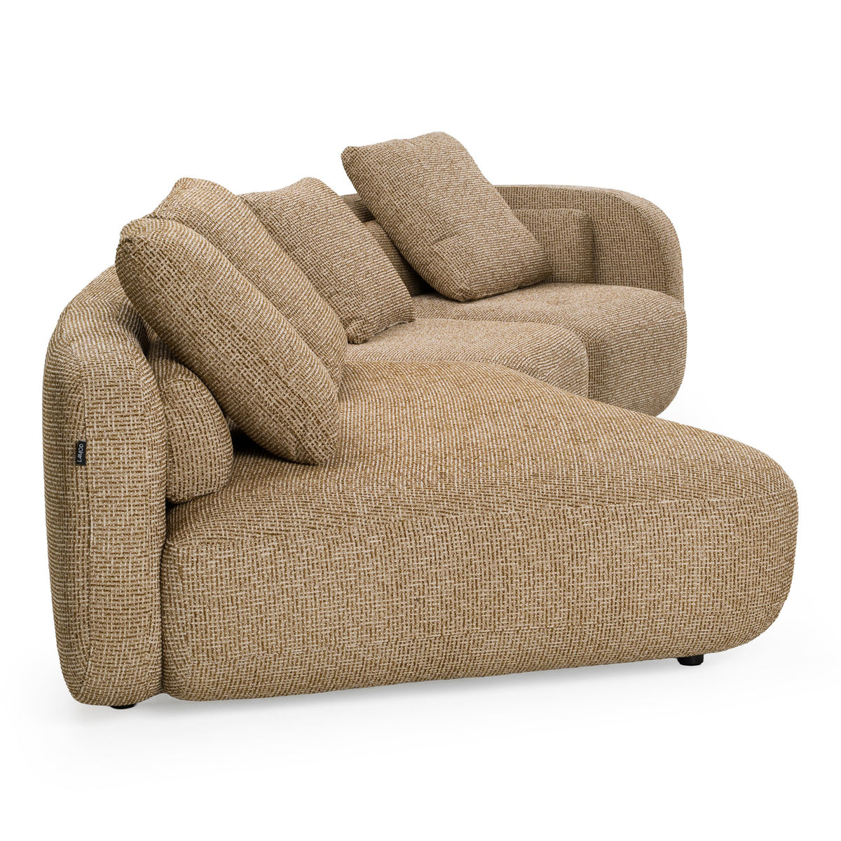 Percy - Contemporary Beige Fabric Left Facing Chaise Sectional Sofa by VIG Furniture - View 3