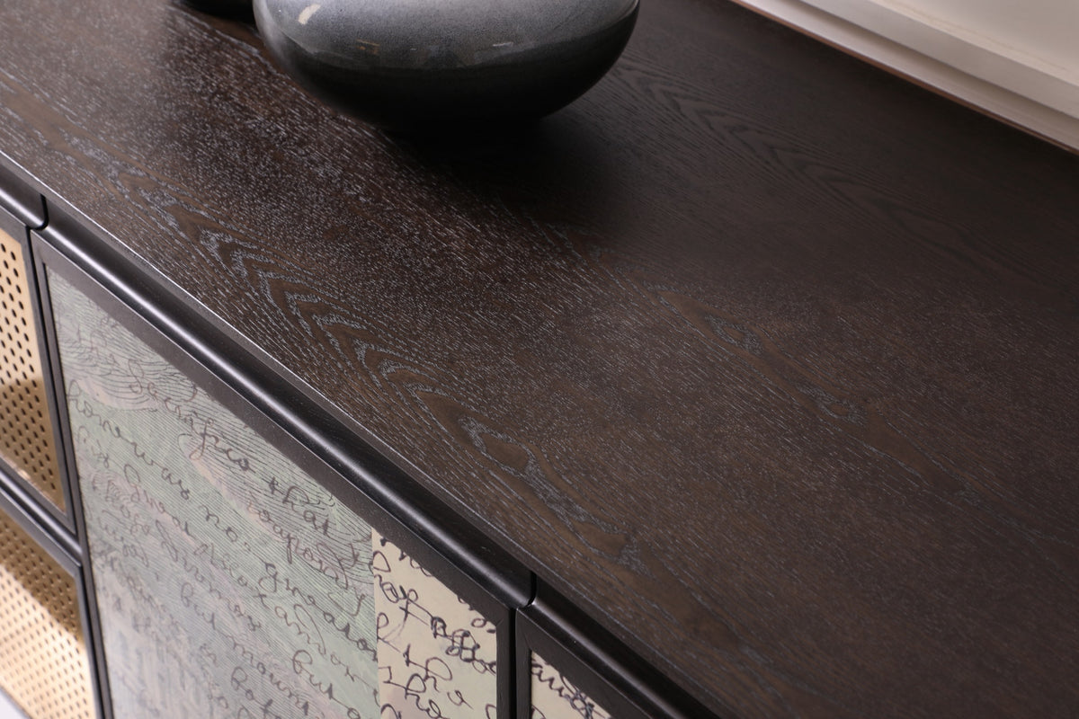 Phelan - Modern Smoked Ash & Brass Buffet by VIG Furniture - View 8