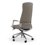 Pickard - Modern Grey Leather Executive Office Chair by VIG Furniture - View 8