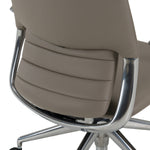 Pickard - Modern Grey Leather Executive Office Chair by VIG Furniture - View 4