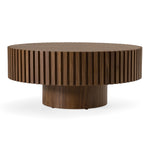 Pierre - Modern Walnut Small Round Coffee Table by VIG Furniture - View 1