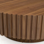 Pierre - Modern Walnut Large Round Coffee Table by VIG Furniture - View 3