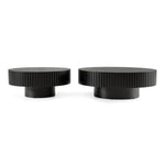 Pierre - Modern Black Ash Round Coffee Table Set by VIG Furniture - View 1