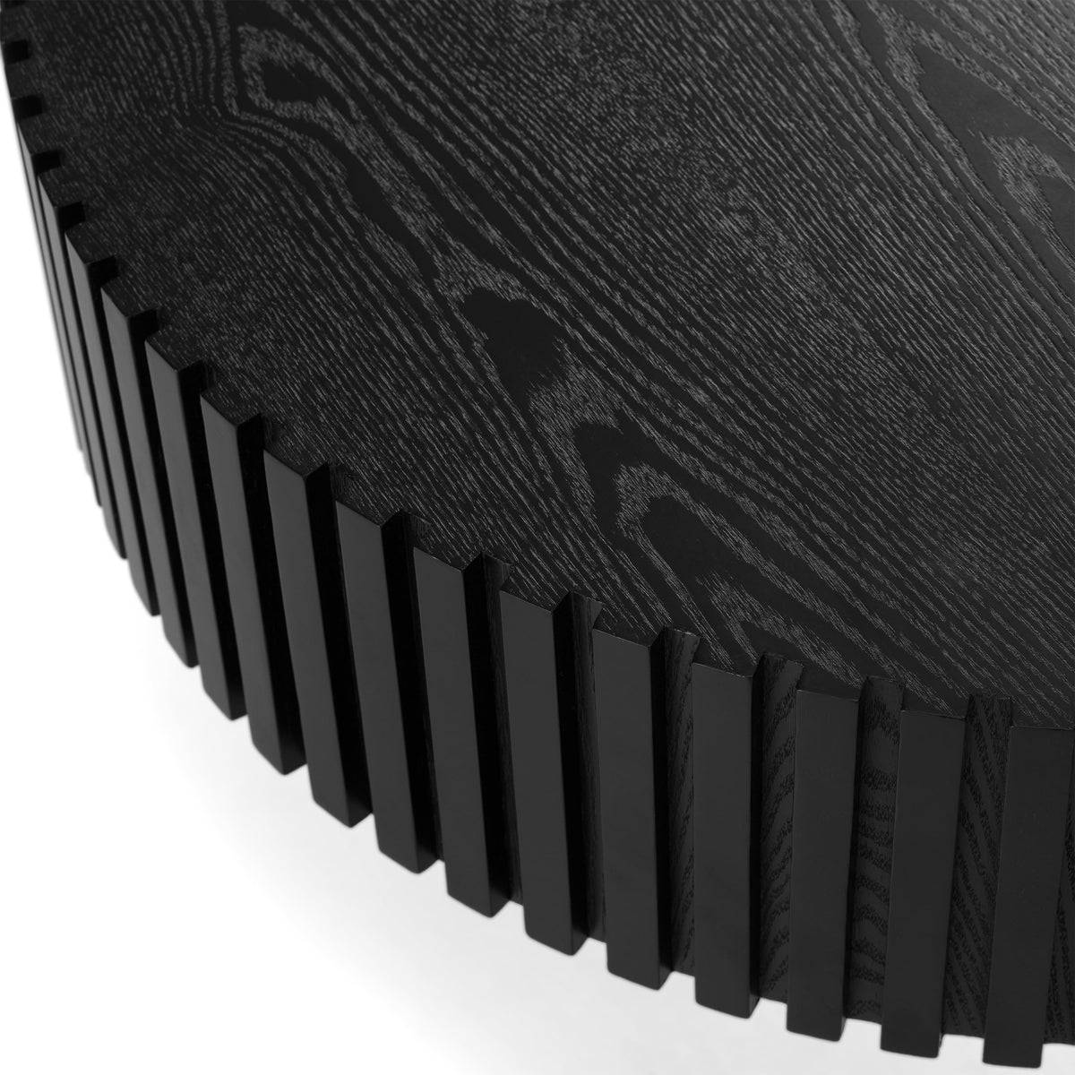 Pierre - Modern Black Ash Round Coffee Table Set by VIG Furniture - View 4