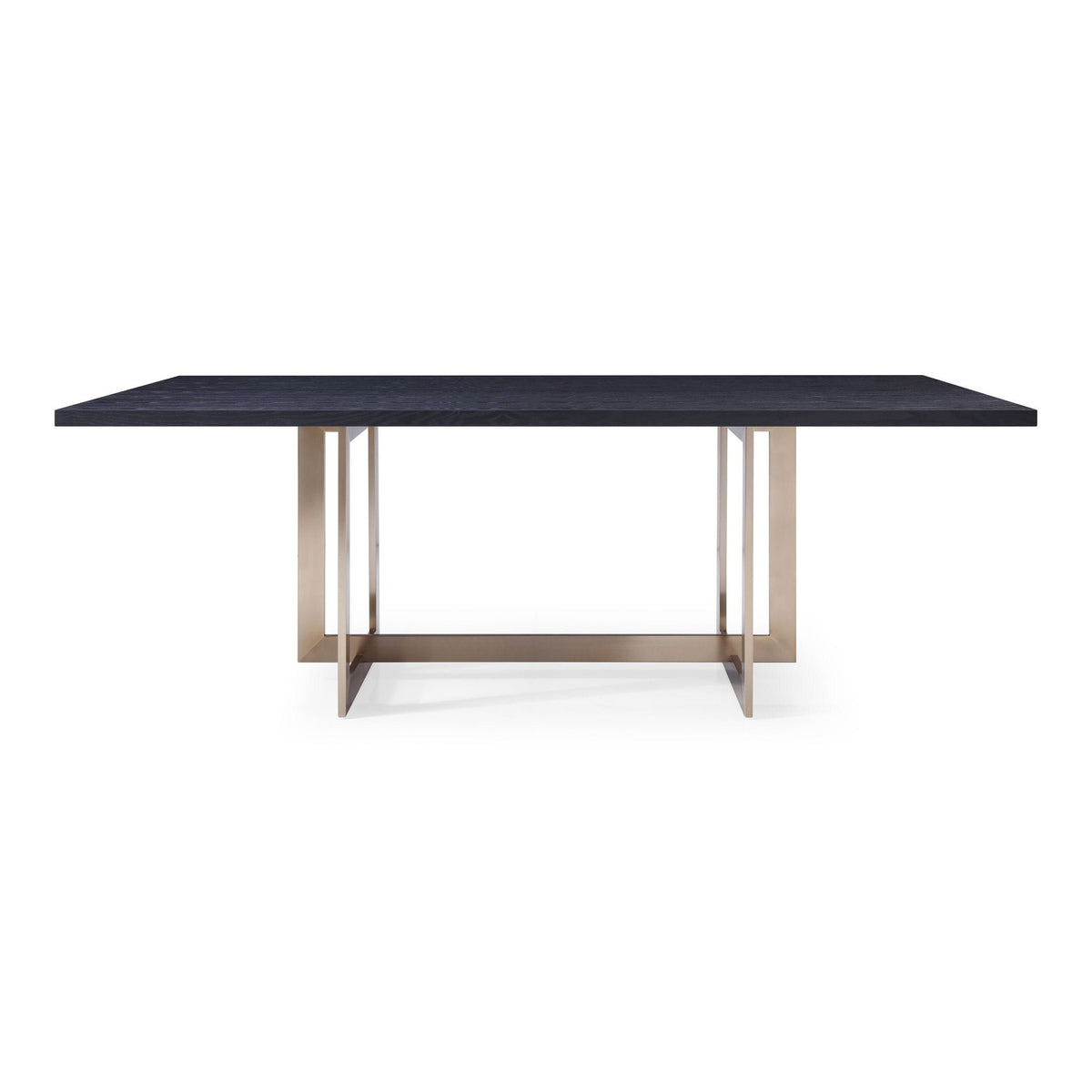 Pike - Modern Black Ash & Brass Dining Table by VIG Furniture - View 1