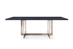 Pike - Modern Black Ash & Brass Dining Table by VIG Furniture - View 2