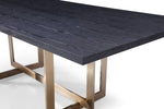 Pike - Modern Black Ash & Brass Dining Table by VIG Furniture - View 3