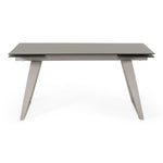Pittson - Modern Extendable Grey Glass Dining Table by VIG Furniture - View 1