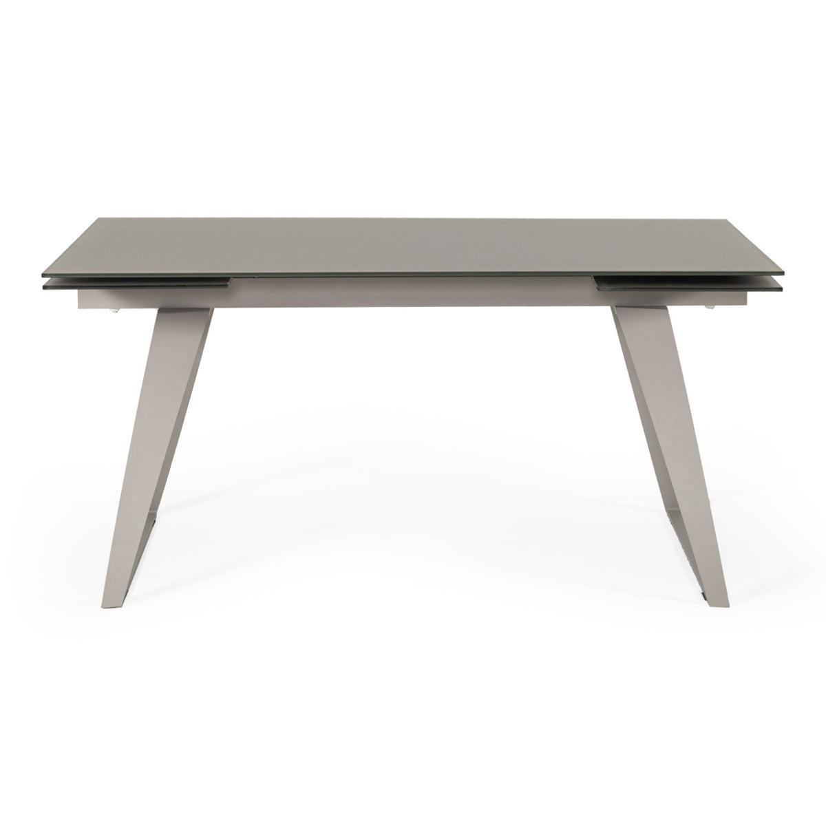 Pittson - Modern Extendable Grey Glass Dining Table by VIG Furniture - View 1