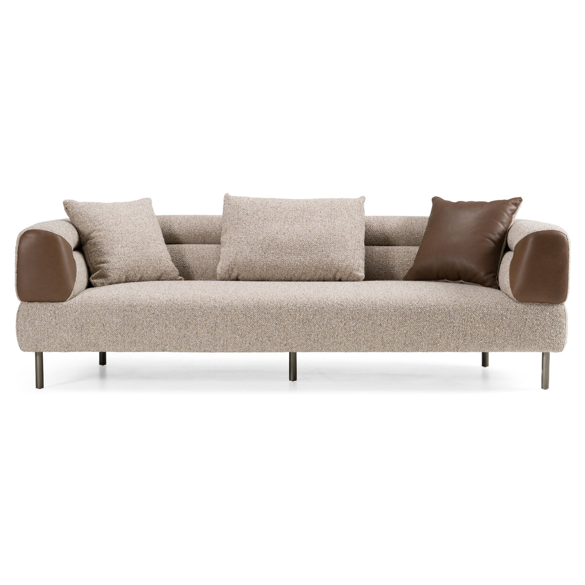Plume - Modern Brown Fabric Sofa by VIG Furniture - View 1