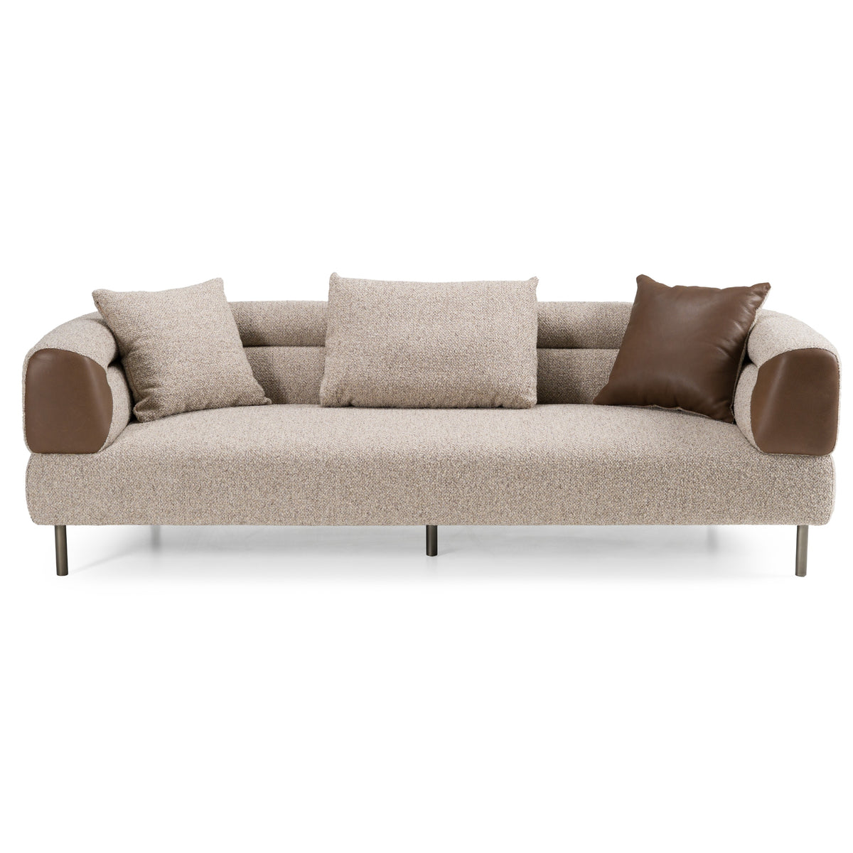 Plume - Modern Brown Fabric Sofa by VIG Furniture - View 2