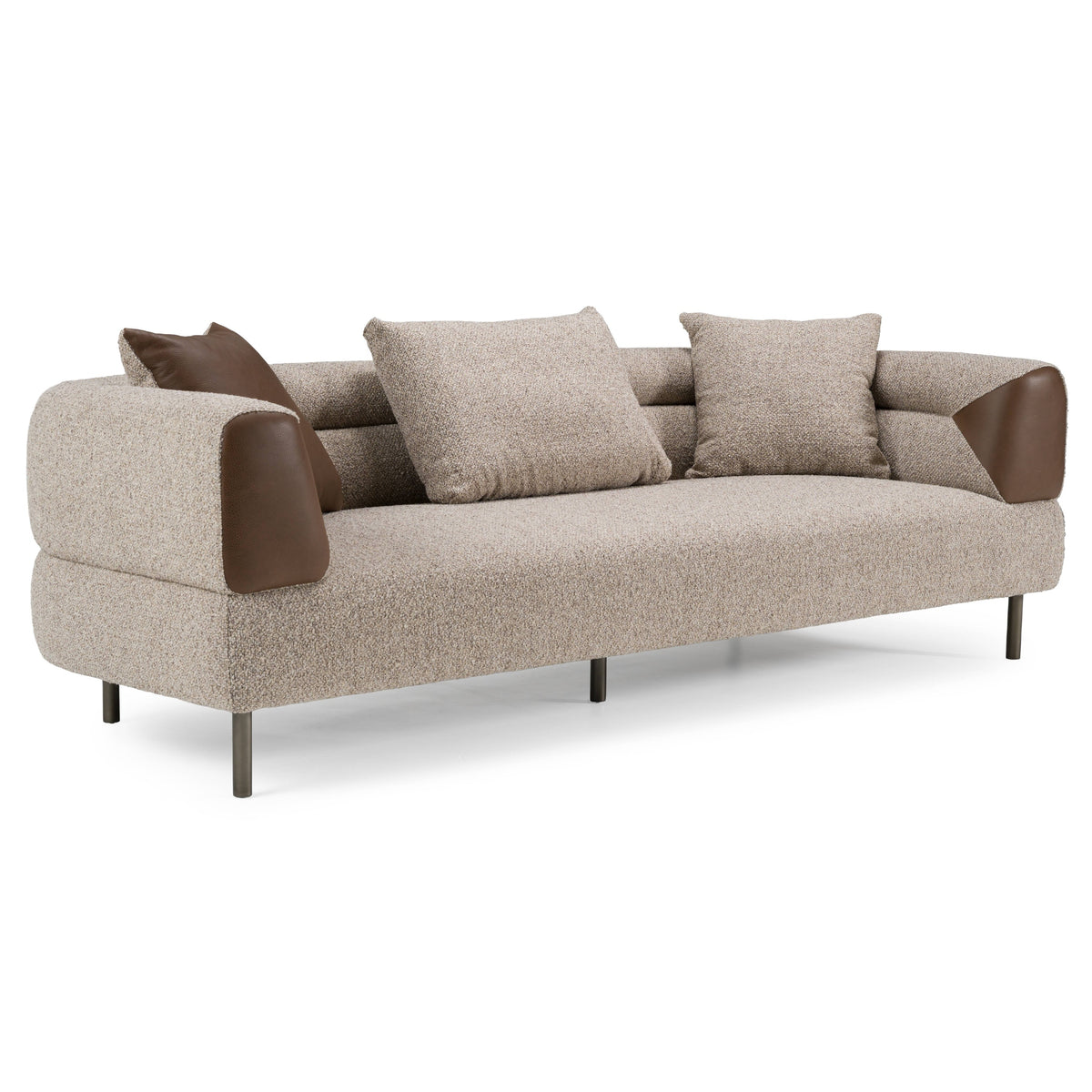 Plume - Modern Brown Fabric Sofa by VIG Furniture - View 3
