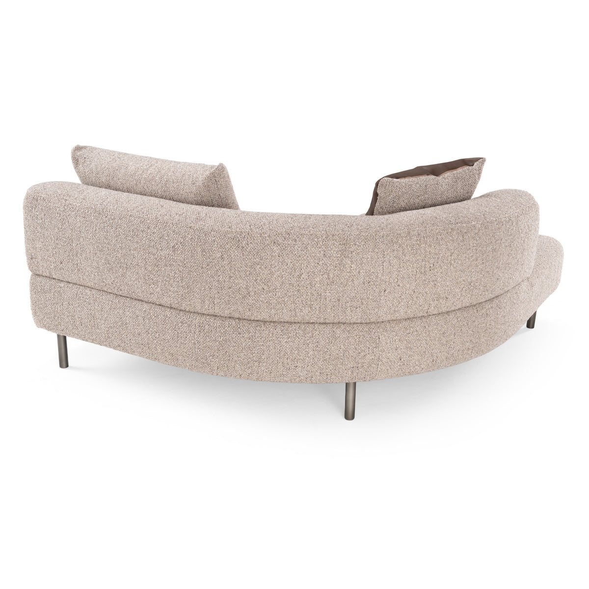 Plume - Modern Brown Fabric Sectional Sofa by VIG Furniture - View 11
