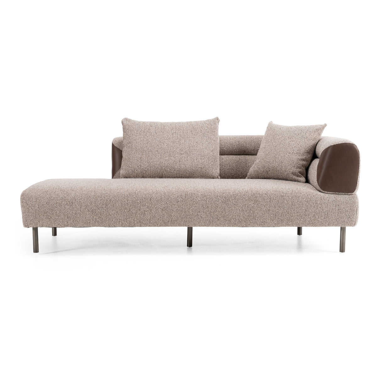 Plume - Modern Brown Fabric Sectional Sofa by VIG Furniture - View 14