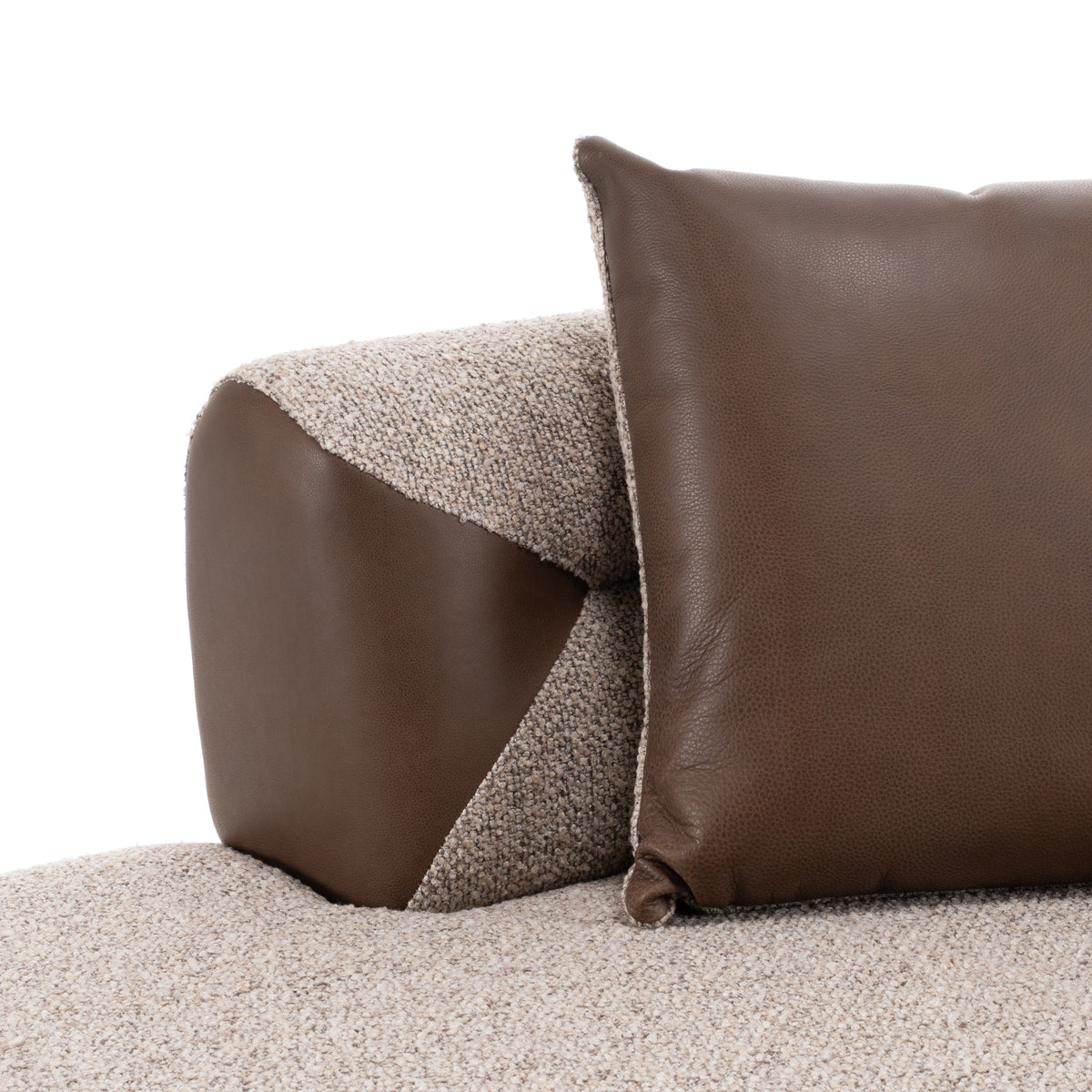 Plume - Modern Brown Fabric Sectional Sofa by VIG Furniture - View 15