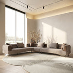 Plume - Modern Brown Fabric Sectional Sofa by VIG Furniture - View 16