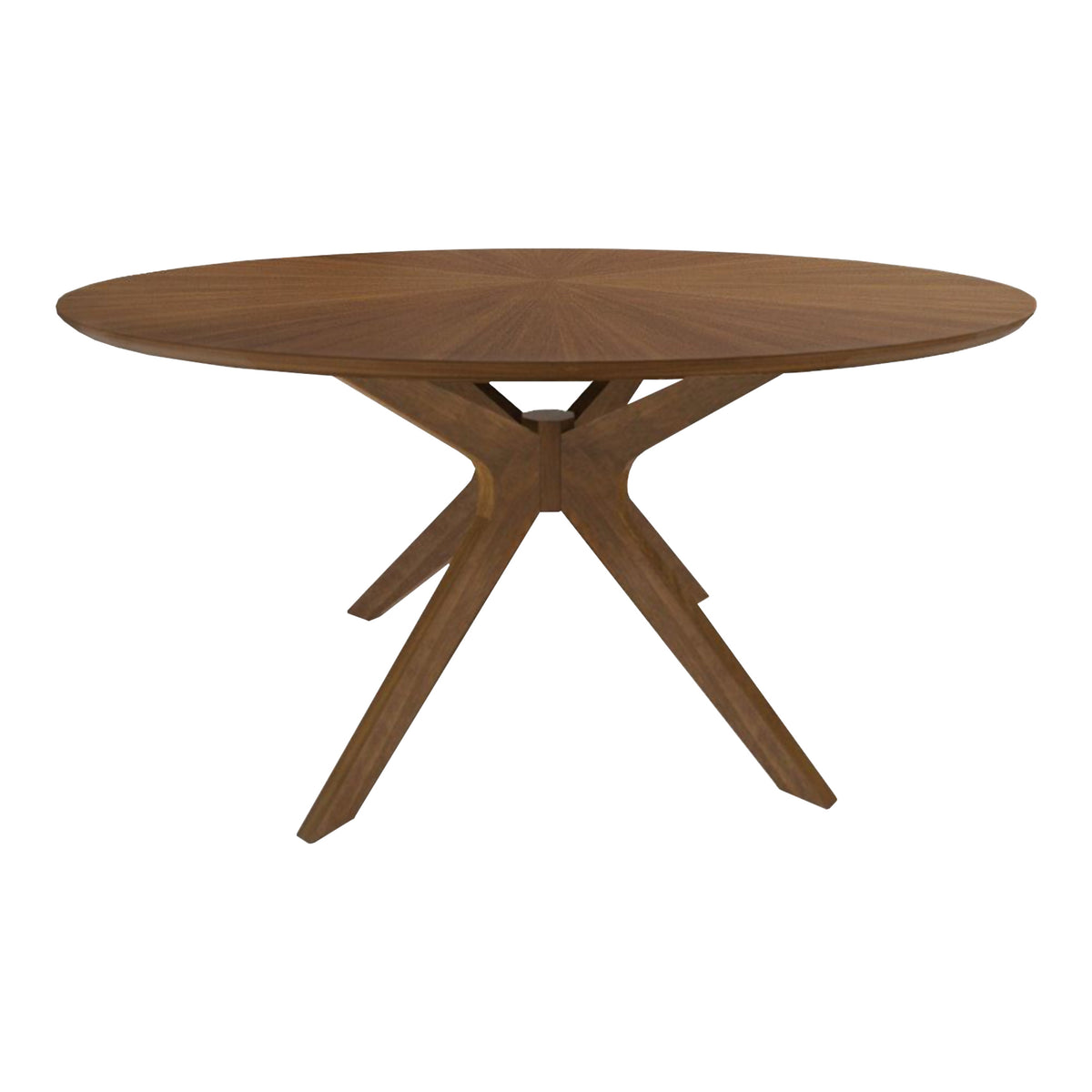 Prospect - Modern Round 59" Walnut Dining Table by VIG Furniture - View 1