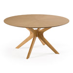 Prospect - Modern Round 59" Natural Oak Dining Table by VIG Furniture - View 2
