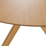 Prospect - Modern Round 59" Natural Oak Dining Table by VIG Furniture - View 3